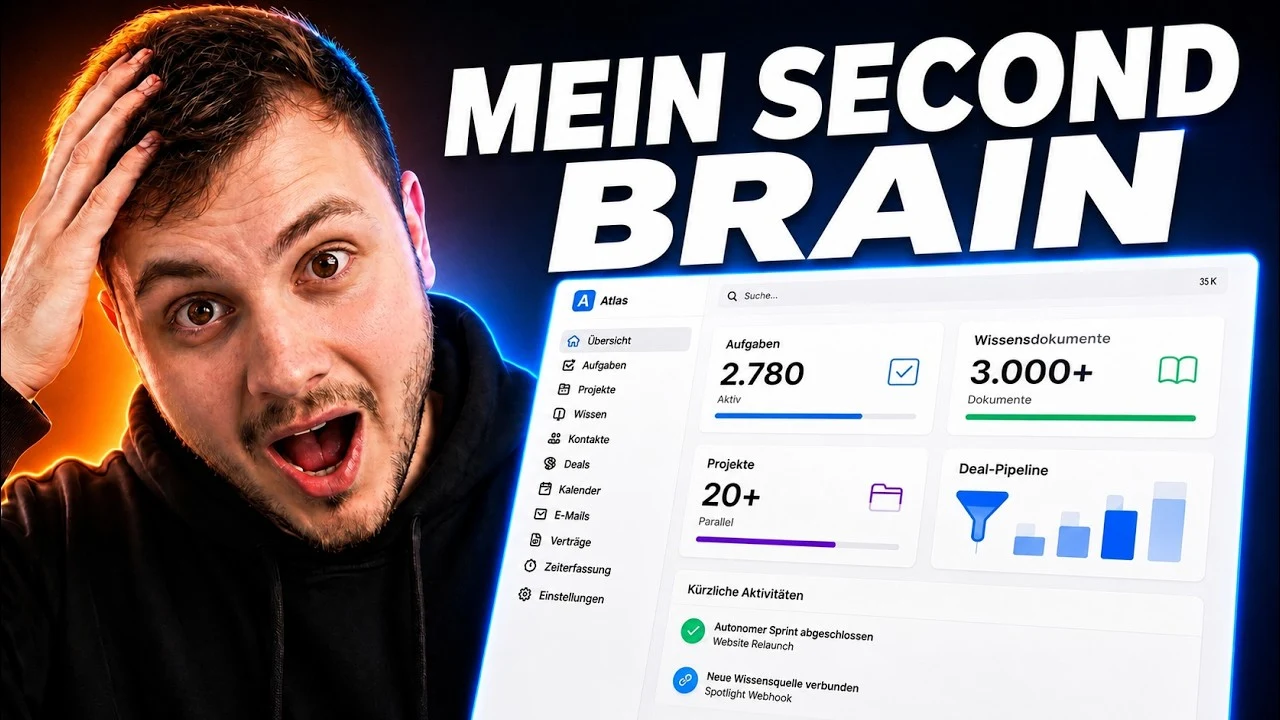 Ich habe ein Second Brain für Claude entwickelt
