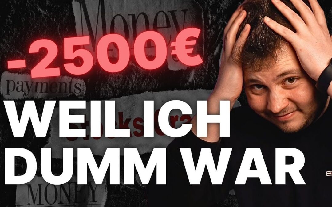 Ich habe 2500€ beim Börsen Crash verloren (Panic Monday)